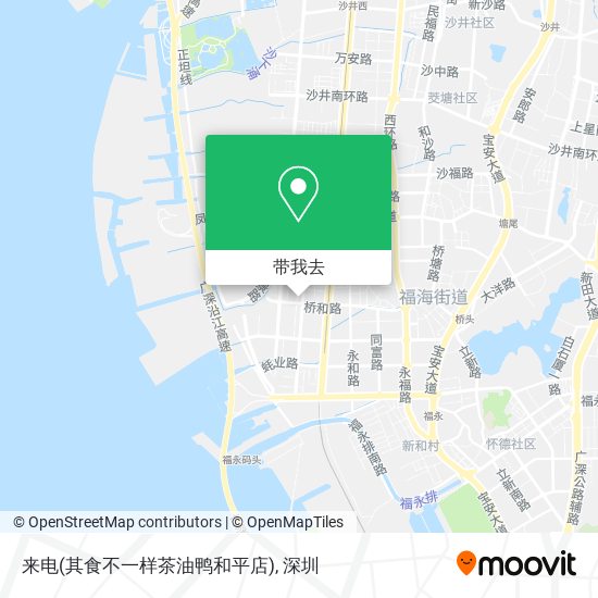 来电(其食不一样茶油鸭和平店)地图