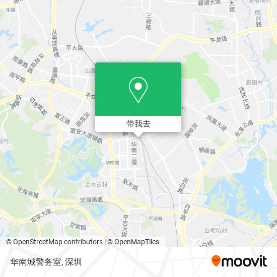 华南城警务室地图