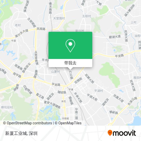 新厦工业城地图