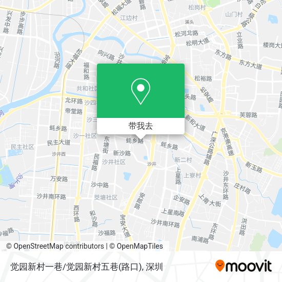 觉园新村一巷/觉园新村五巷(路口)地图