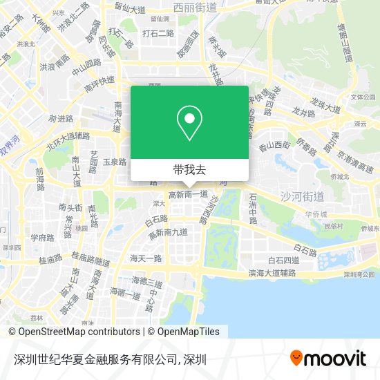 深圳世纪华夏金融服务有限公司地图
