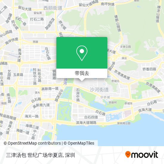 三津汤包 世纪广场华夏店地图