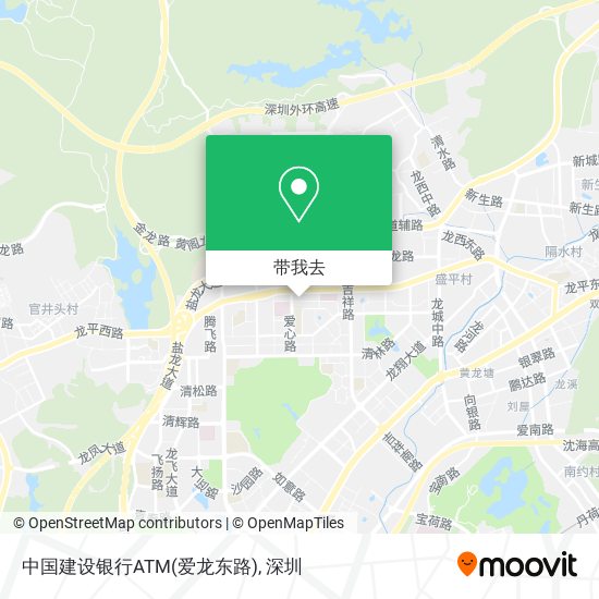 中国建设银行ATM(爱龙东路)地图