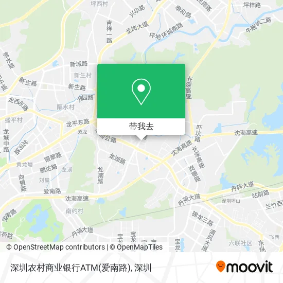 深圳农村商业银行ATM(爱南路)地图