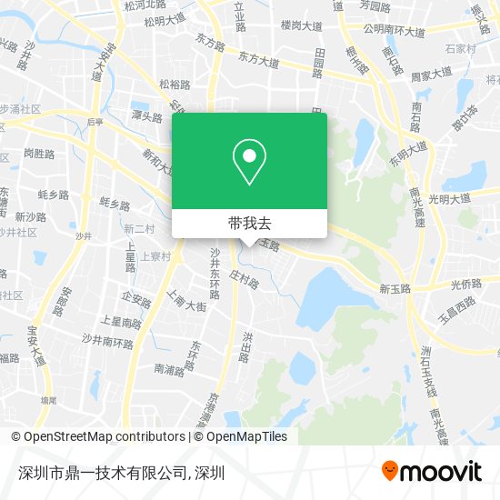 深圳市鼎一技术有限公司地图