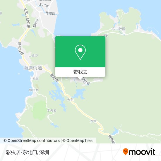 彩虫居-东北门地图