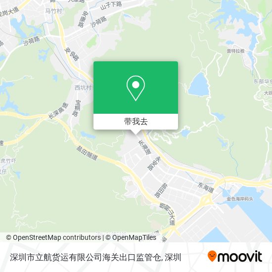 深圳市立航货运有限公司海关出口监管仓地图