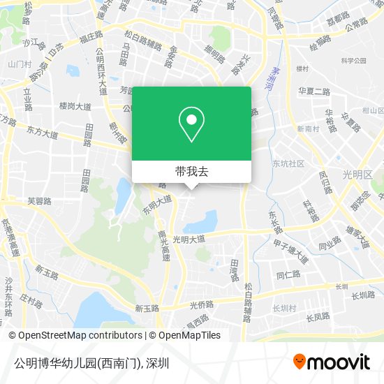 公明博华幼儿园(西南门)地图