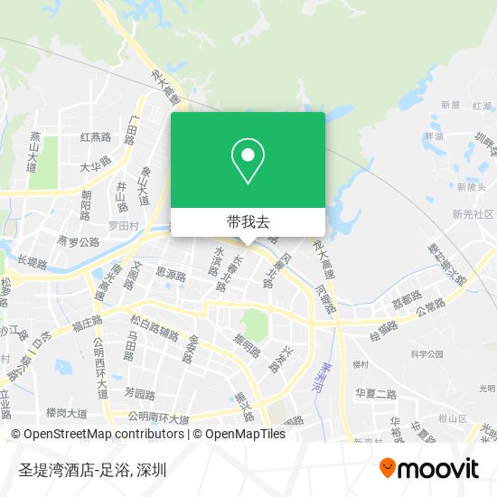 圣堤湾酒店-足浴地图