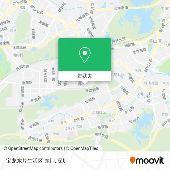 宝龙东片生活区-东门地图