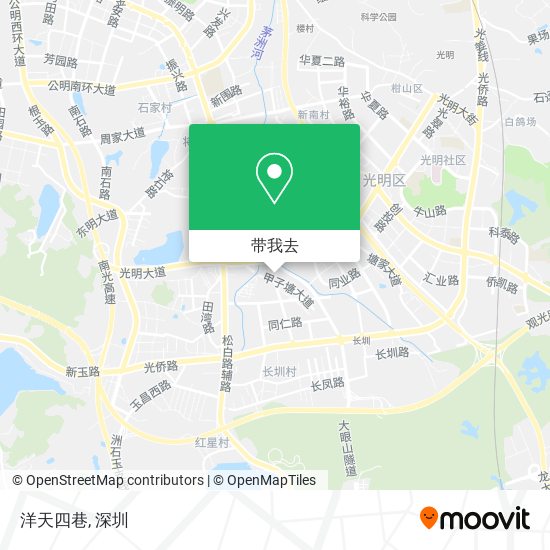 洋天四巷地图