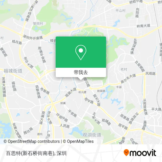 百思特(新石桥街南巷)地图