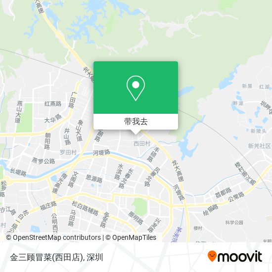 金三顾冒菜(西田店)地图