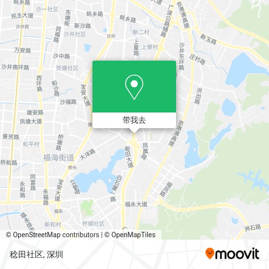稔田社区地图