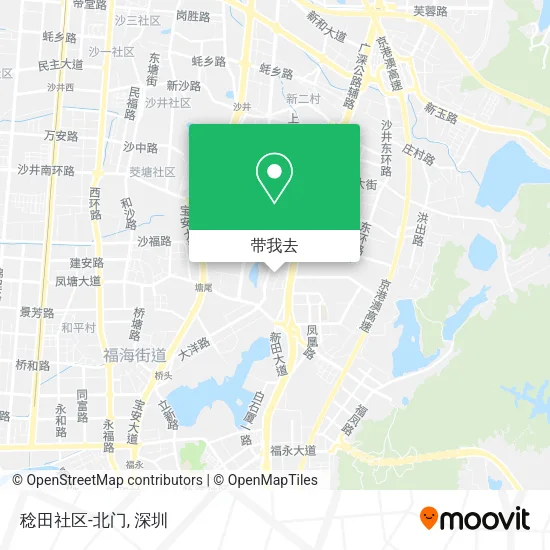 稔田社区-北门地图