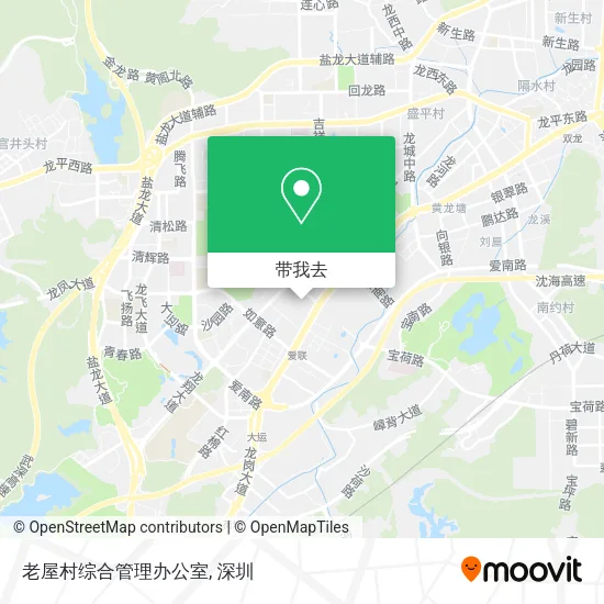 老屋村综合管理办公室地图
