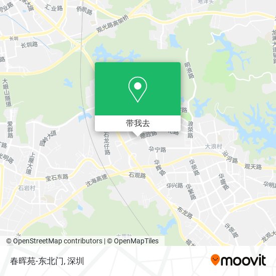 春晖苑-东北门地图