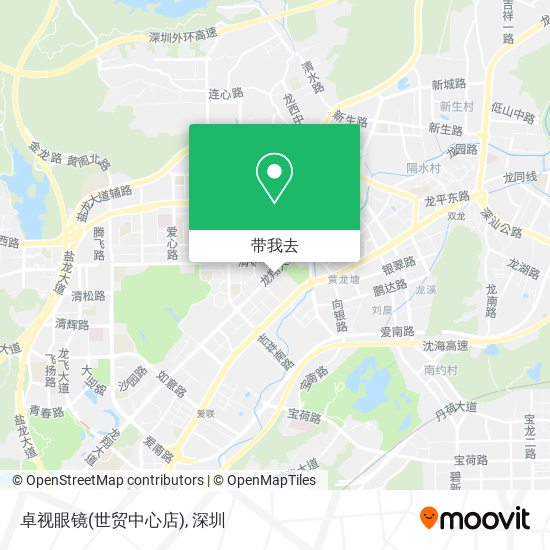 卓视眼镜(世贸中心店)地图