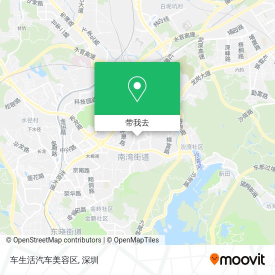 车生活汽车美容区地图