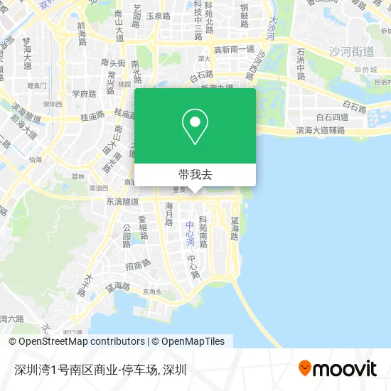 深圳湾1号南区商业-停车场地图