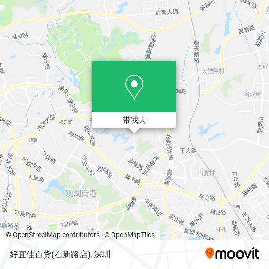 好宜佳百货(石新路店)地图
