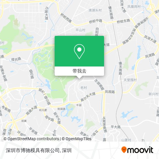 深圳市博驰模具有限公司地图