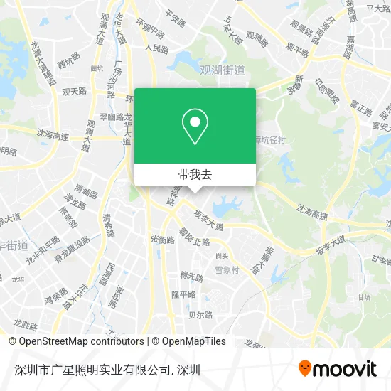 深圳市广星照明实业有限公司地图