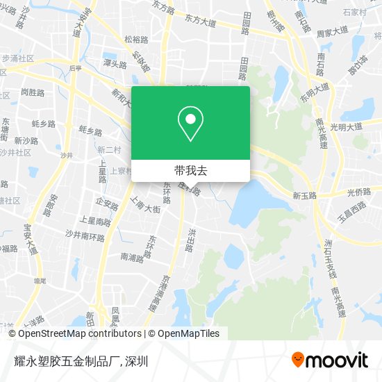 耀永塑胶五金制品厂地图