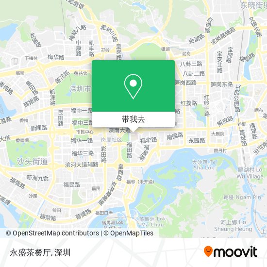 永盛茶餐厅地图