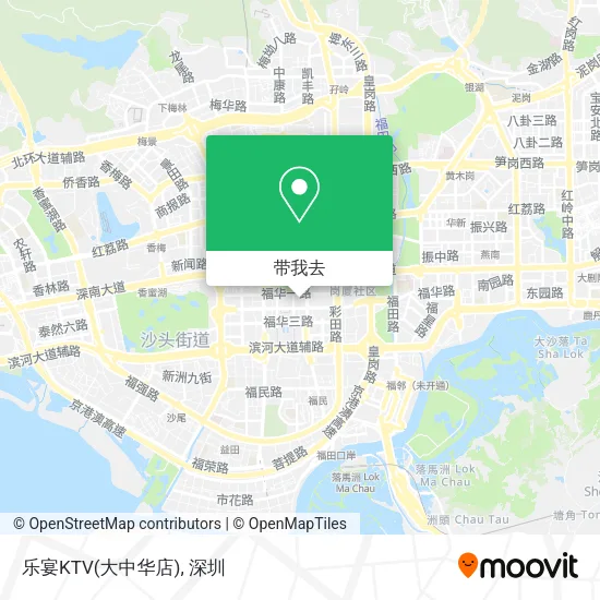 乐宴KTV(大中华店)地图