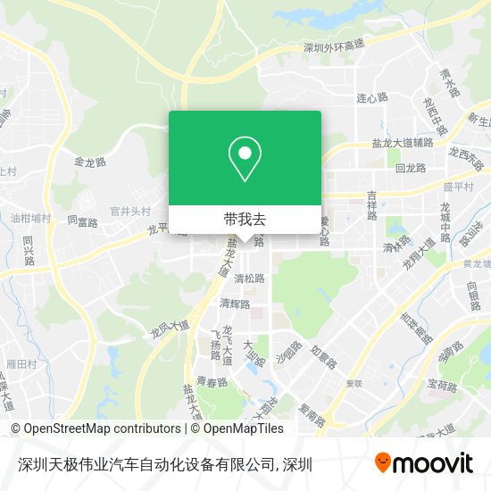 深圳天极伟业汽车自动化设备有限公司地图