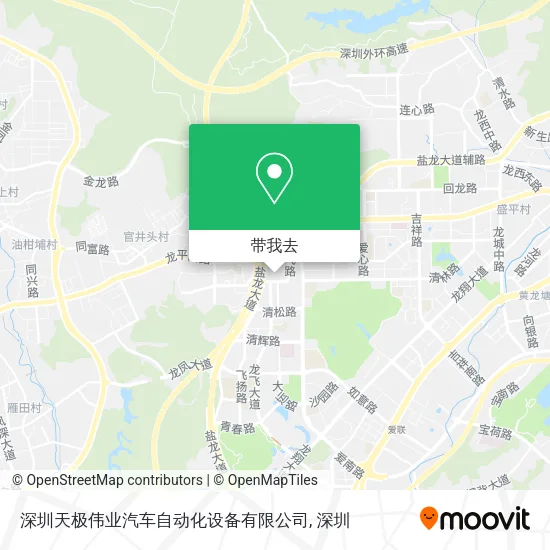 深圳天极伟业汽车自动化设备有限公司地图