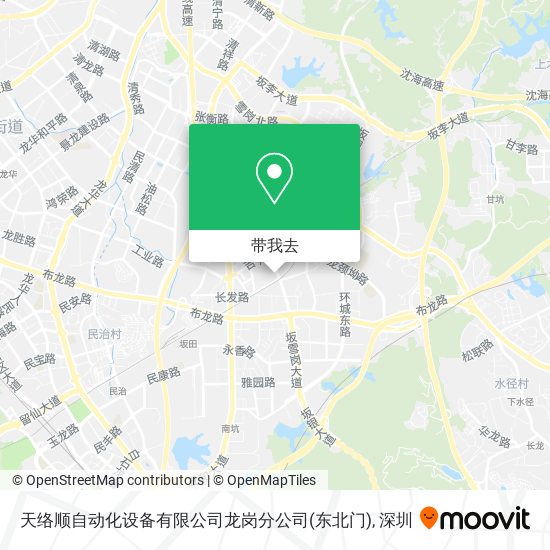 天络顺自动化设备有限公司龙岗分公司(东北门)地图