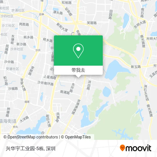 兴华宇工业园-5栋地图