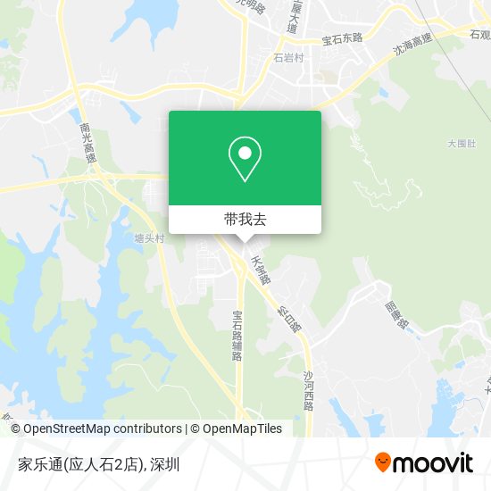 家乐通(应人石2店)地图