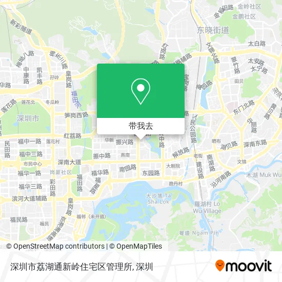 深圳市荔湖通新岭住宅区管理所地图
