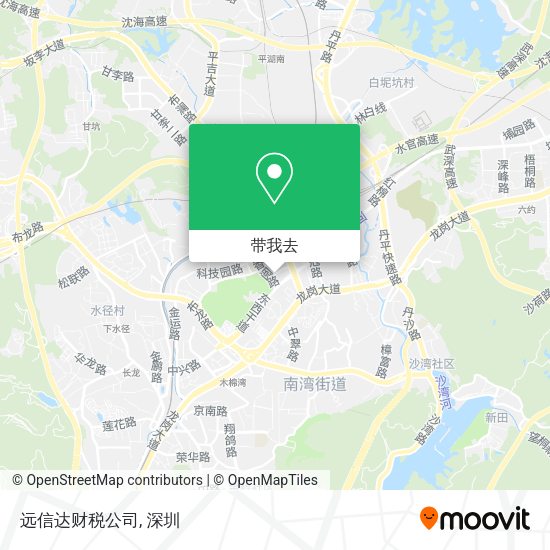 远信达财税公司地图