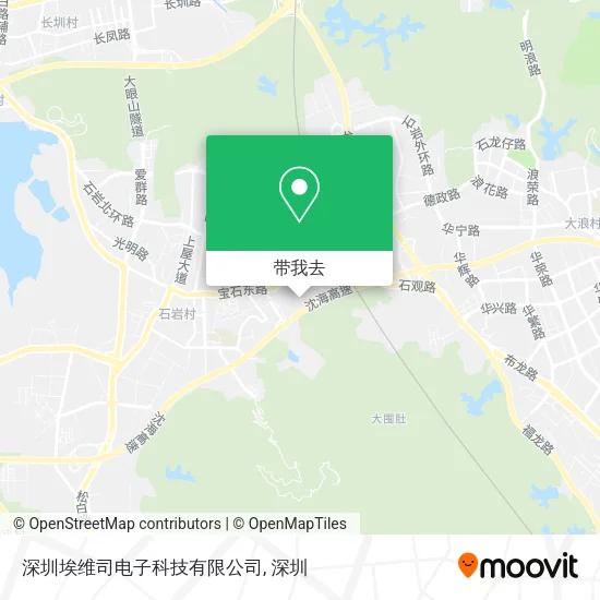 深圳埃维司电子科技有限公司地图