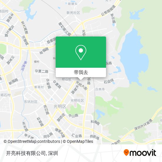 开亮科技有限公司地图