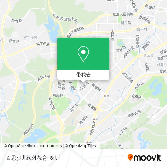 百思少儿海外教育地图