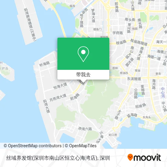 丝域养发馆(深圳市南山区恒立心海湾店)地图