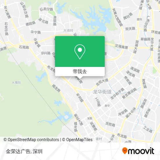 金荣达广告地图