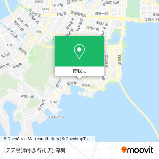 天天惠(南水步行街店)地图