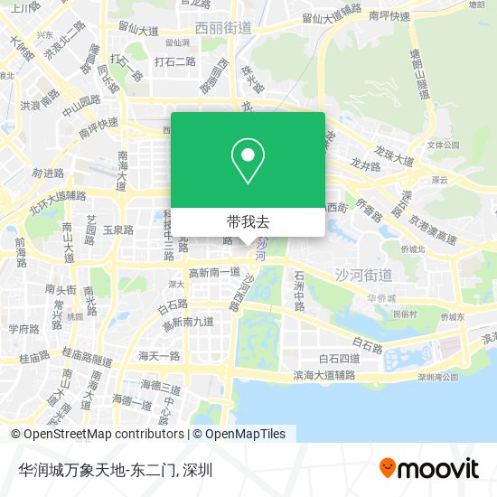 华润城万象天地-东二门地图