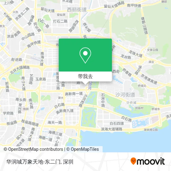 华润城万象天地-东二门地图