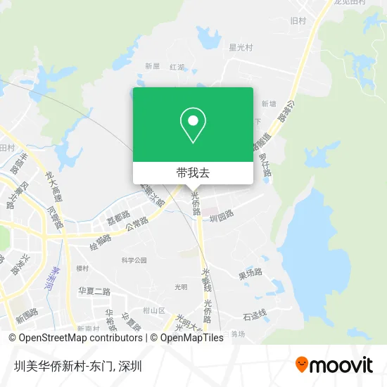 圳美华侨新村-东门地图