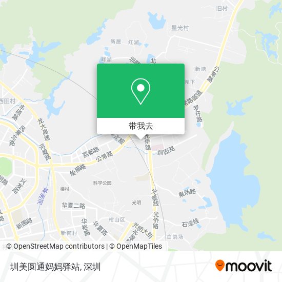 圳美圆通妈妈驿站地图