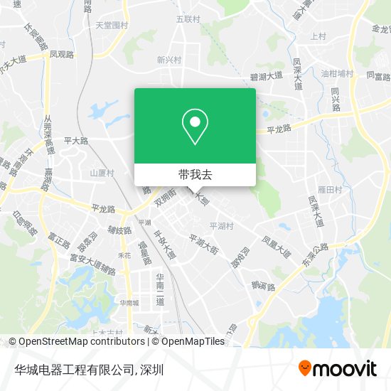 华城电器工程有限公司地图