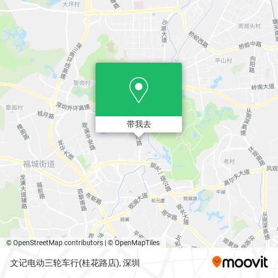 文记电动三轮车行(桂花路店)地图