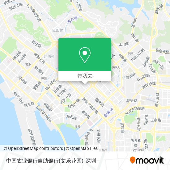 中国农业银行自助银行(文乐花园)地图